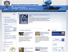 Tablet Screenshot of istarska.policija.hr