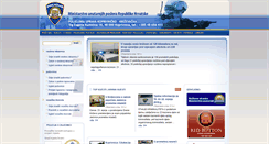 Desktop Screenshot of koprivnicko-krizevacka.policija.hr